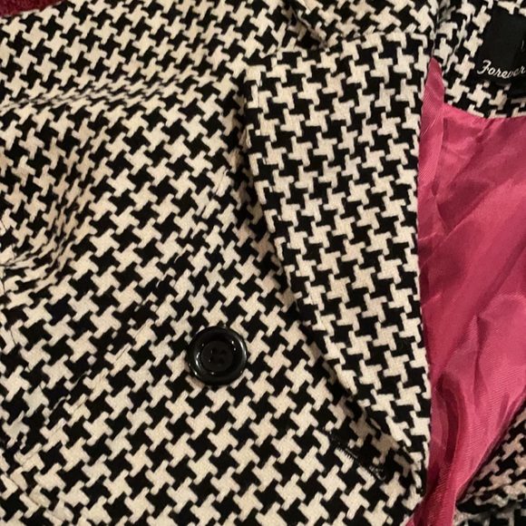 Houndstooth short-sleeve jacket - Picture 2 of 3